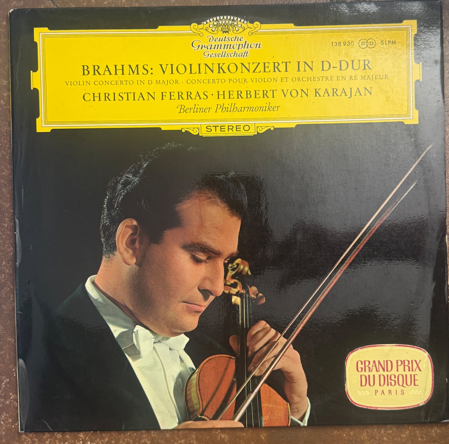 Brahms, Christian Ferras · Herbert von Karajan, Berliner Philharmoniker – Violinkonzert In D-dur