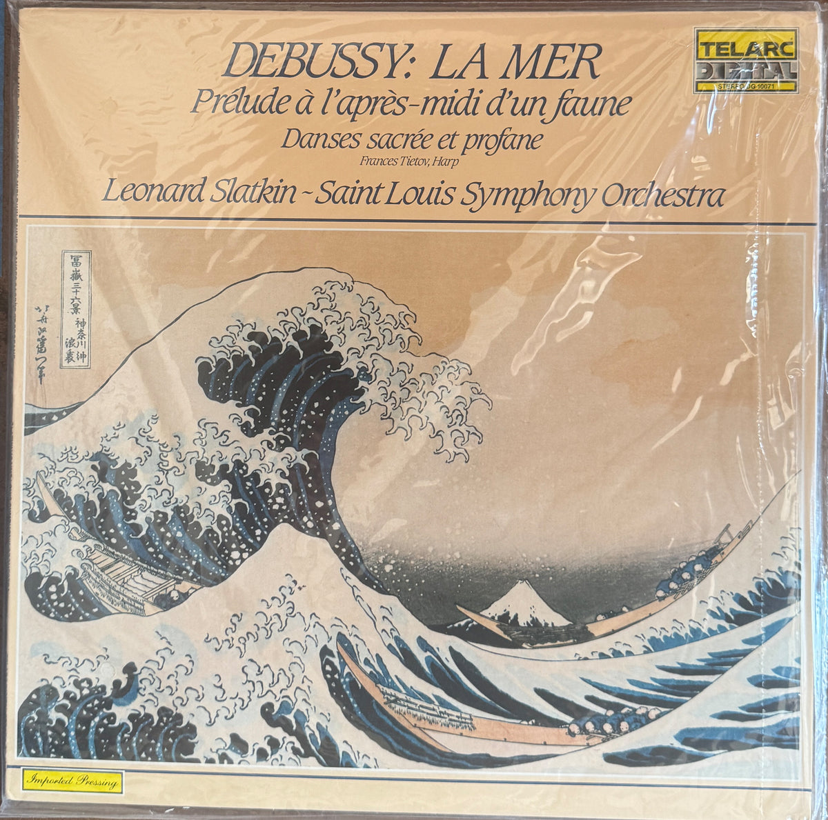 Debussy - Leonard Slatkin, Saint Louis Symphony Orchestra – La Mer • Prélude À L'Après-midi D'un Faune • Danses Sacrée Et Profane