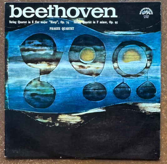 Beethoven - Prague String Quartet – String Quartet In E Flat Major, Op. 74 (Harp) / String Quartet In F Minor, Op. 95