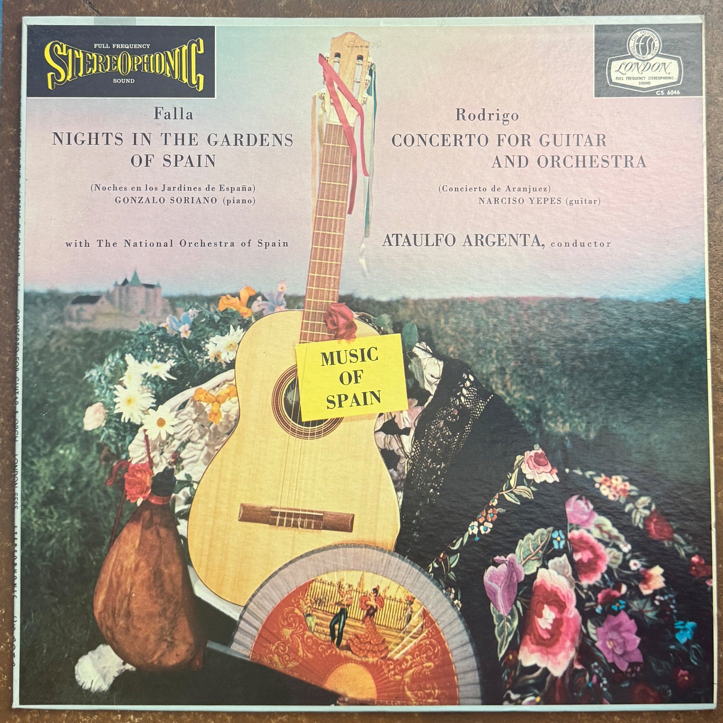 Falla, Gonzalo Soriano, Rodrigo, Narciso Yepes, National Orchestra Of Spain, Ataulfo Argenta – Nights In The Gardens Of Spain · Concerto For Guitar And Orchestra