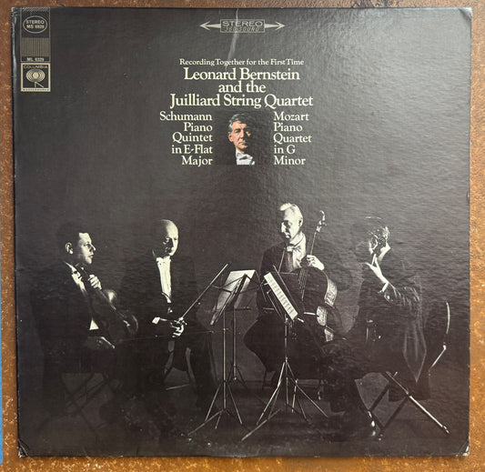 Schumann, Mozart - Leonard Bernstein and the Juilliard String Quartet – Piano Quintet In E-Flat Major / Piano Quartet In G Minor