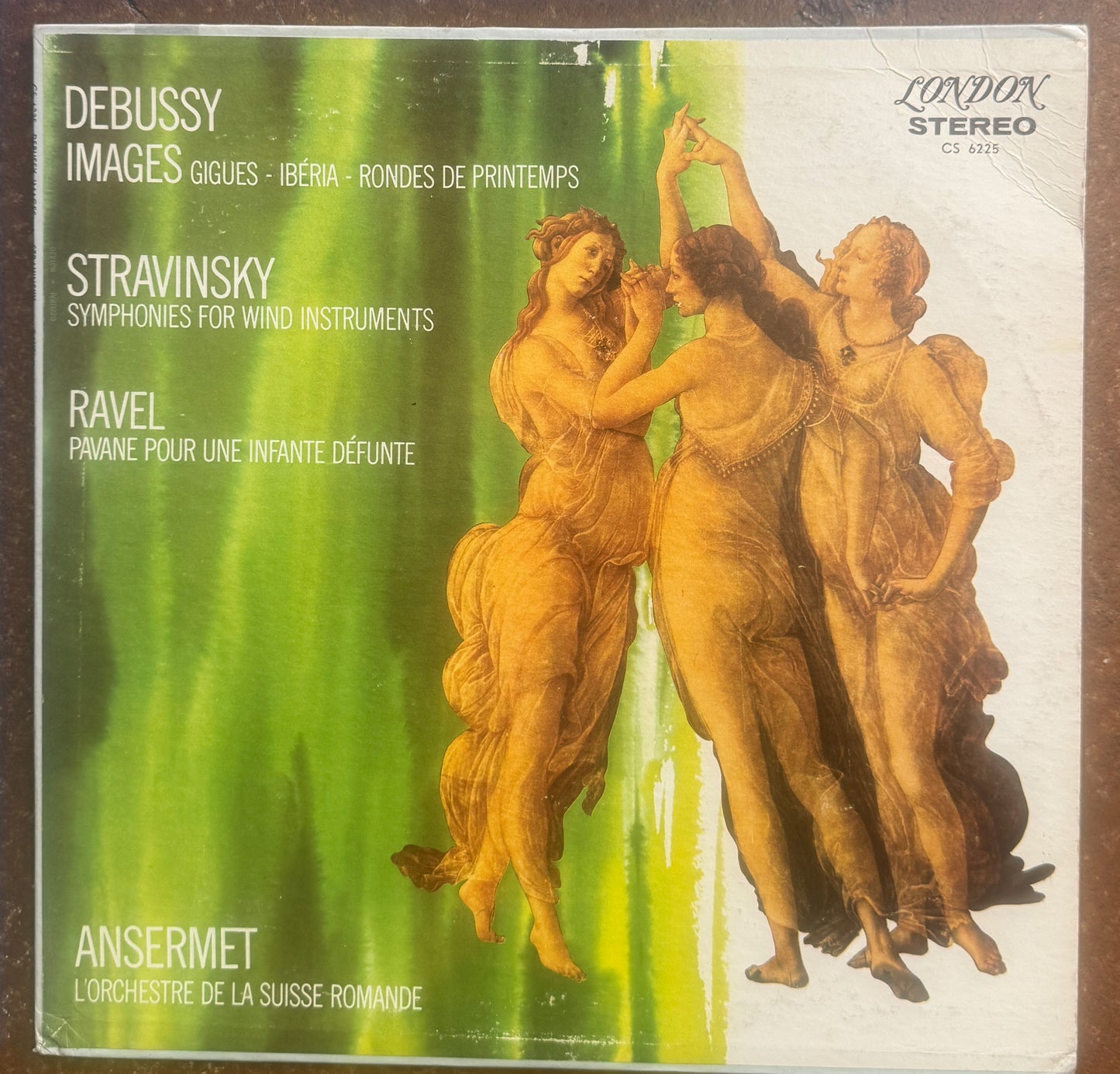 Debussy, Stravinsky, Ravel, Ansermet, L'Orchestre De La Suisse Romande – Images / Symphonies Of Wind Instruments / Pavane Pour Une Infante Defunte