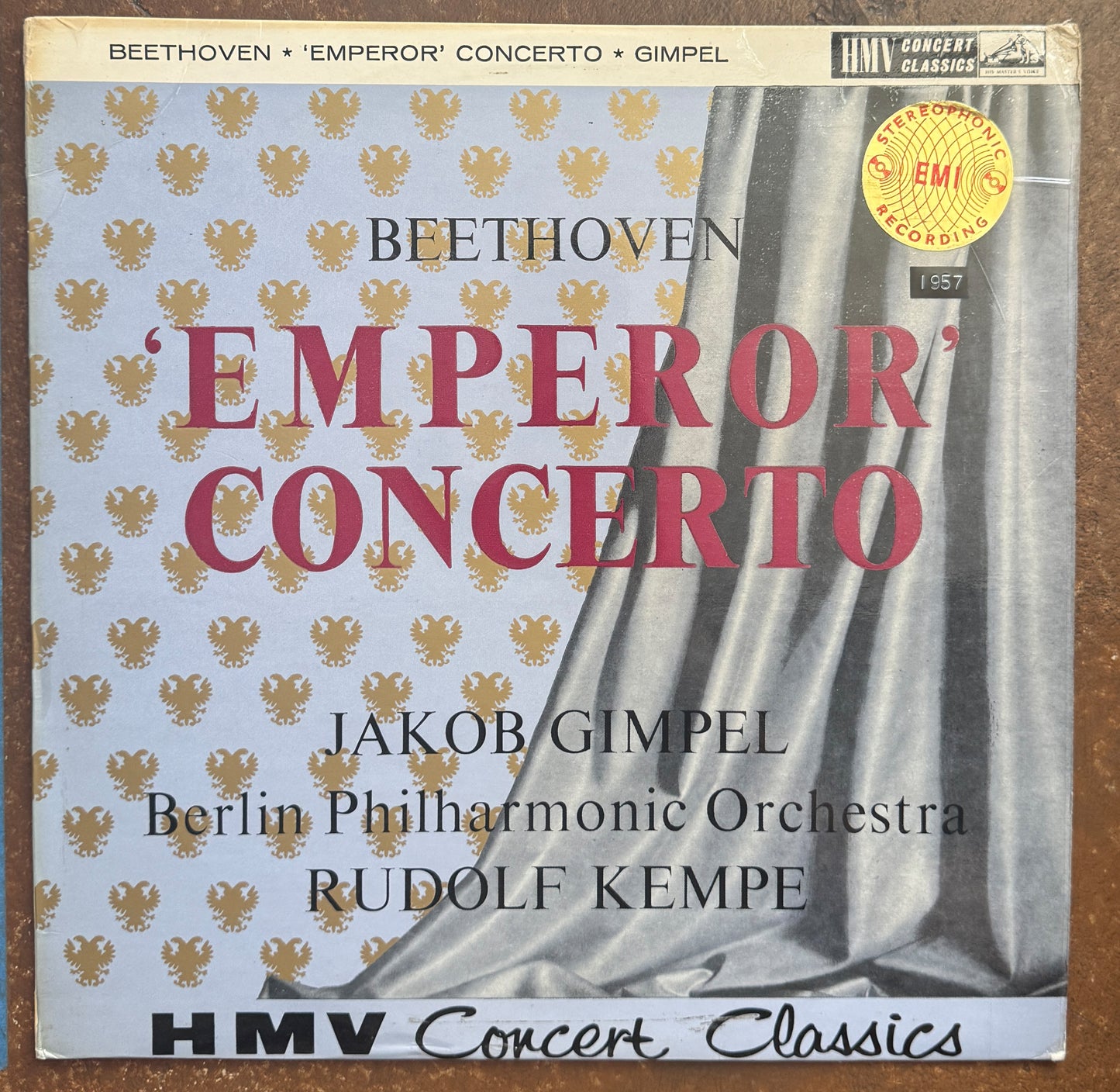 Beethoven, Jakob Gimpel, Berlin Philharmonic Orchestra, Rudolf Kempe – Emperor Concerto
