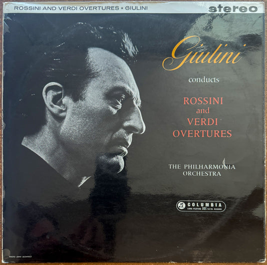 Giulini Conducts The Philharmonia Orchestra ‎– Rossini And Verdi Overtures