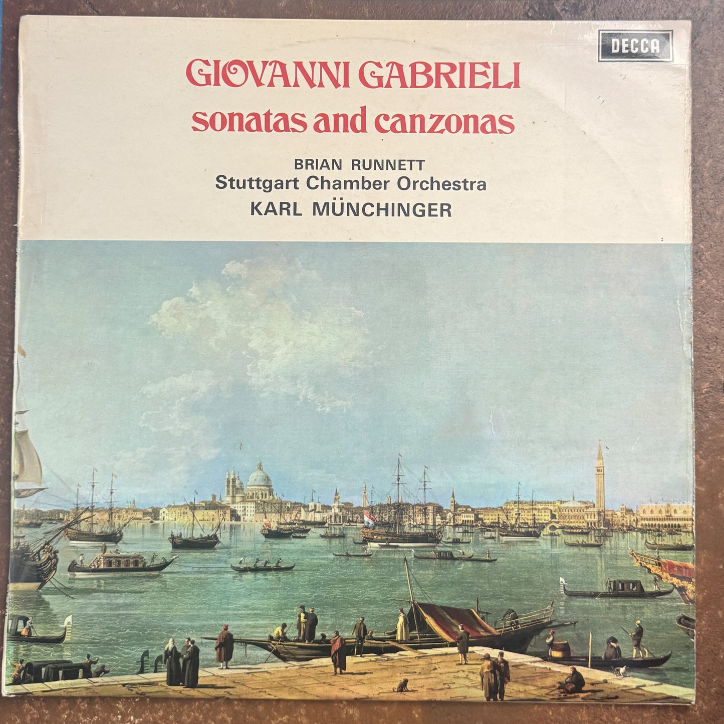 Giovanni Gabrieli, Brian Runnett, Stuttgart Chamber Orchestra, Karl Münchinger – Sonatas And Canzonas