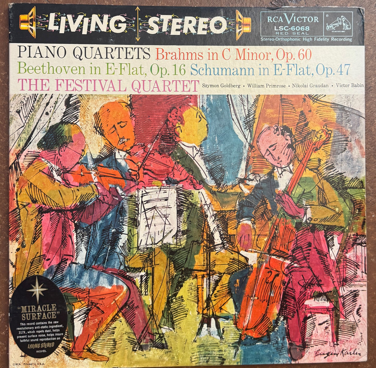 Brahms / Beethoven / Schumann, The Festival Quartet – Piano Quartets