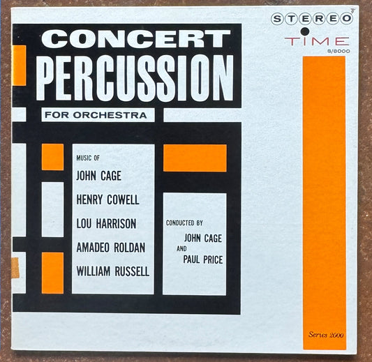 JOHN CAGE, VARIOUS-Concert Percussion For Orchestra