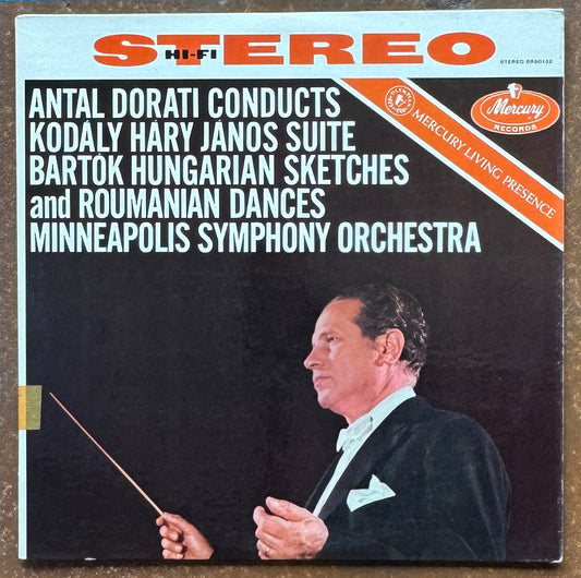 Antal Dorati Conducts Kodály / Bartók, Minneapolis Symphony Orchestra ‎– Háry János Suite / Hungarian Sketches And Roumanian Dances