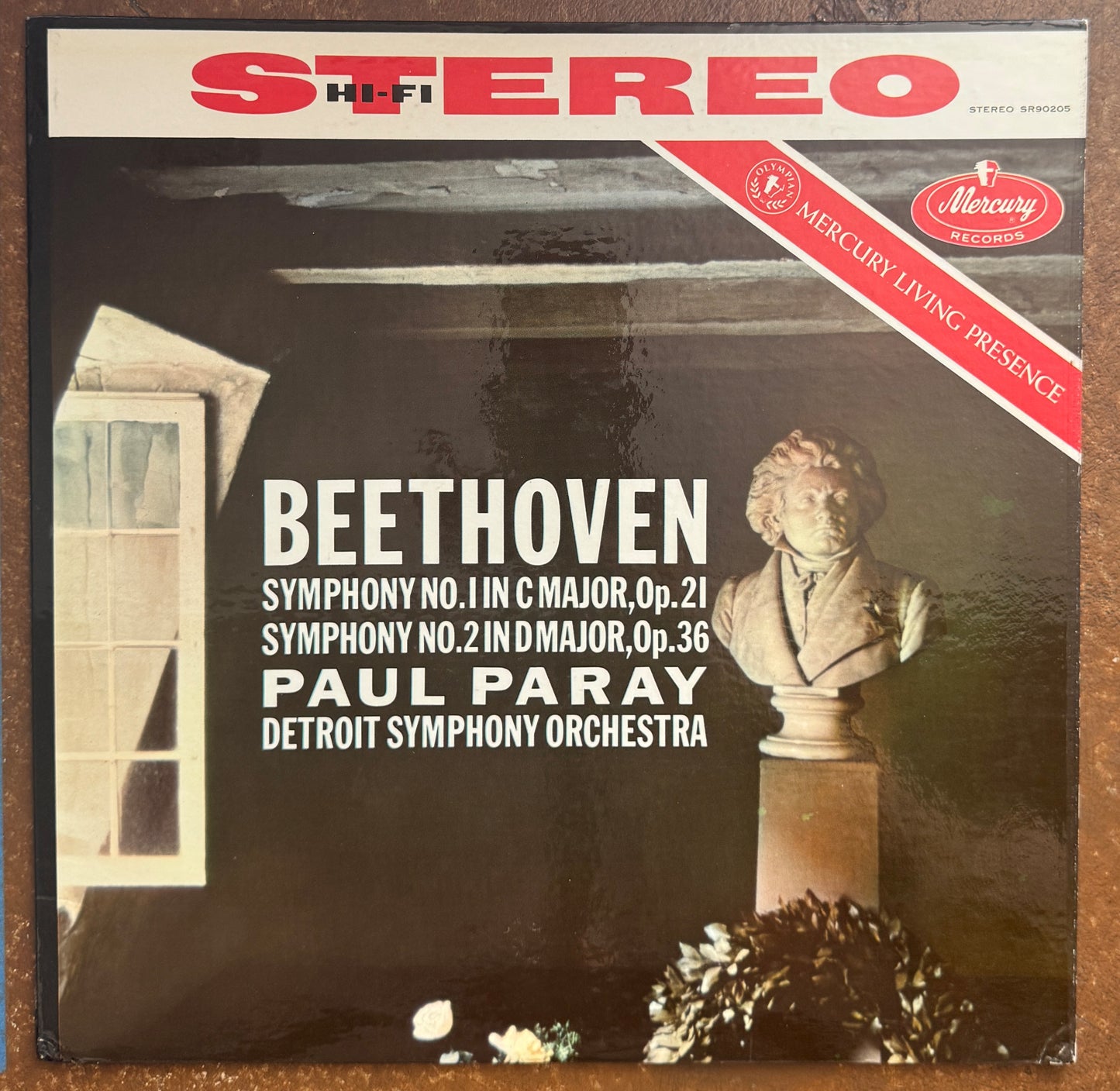 Beethoven / Paul Paray, Detroit Symphony Orchestra – Symphony No.1 In C Major, Op.21 / Symphony No.2 In D Major, Op.36