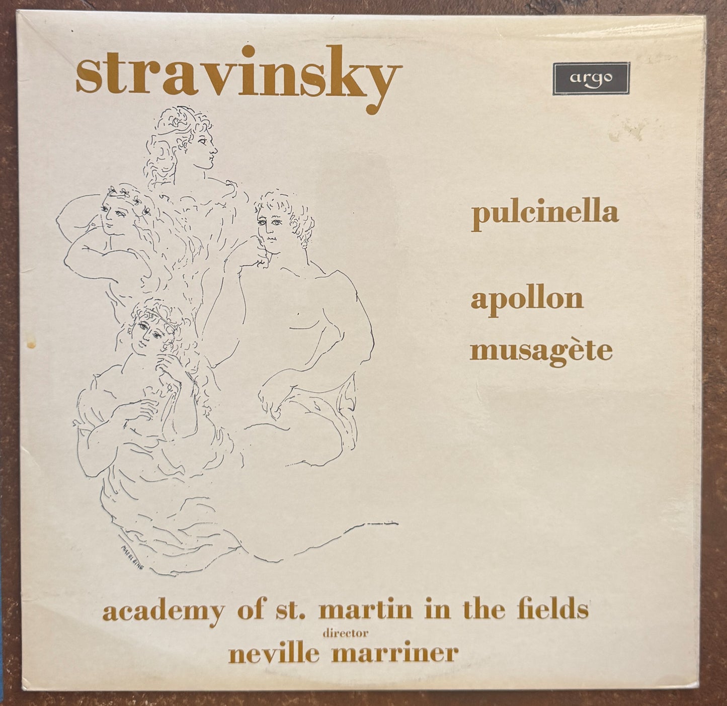 Stravinsky, Academy Of St. Martin-In-The-Fields, Neville Marriner – Pulcinella / Apollon Musagète