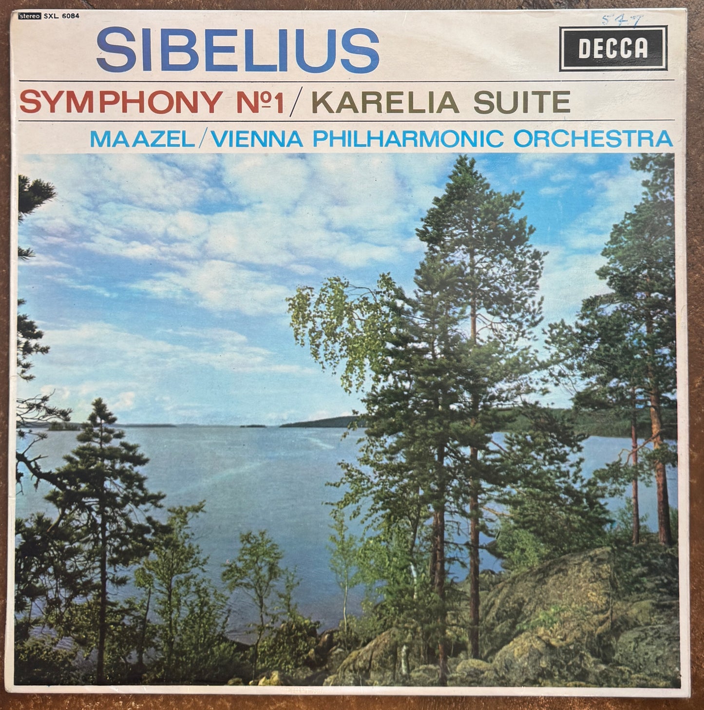 Sibelius, Maazel, Vienna Philharmonic Orchestra – Symphony № 1 / Karelia Suite