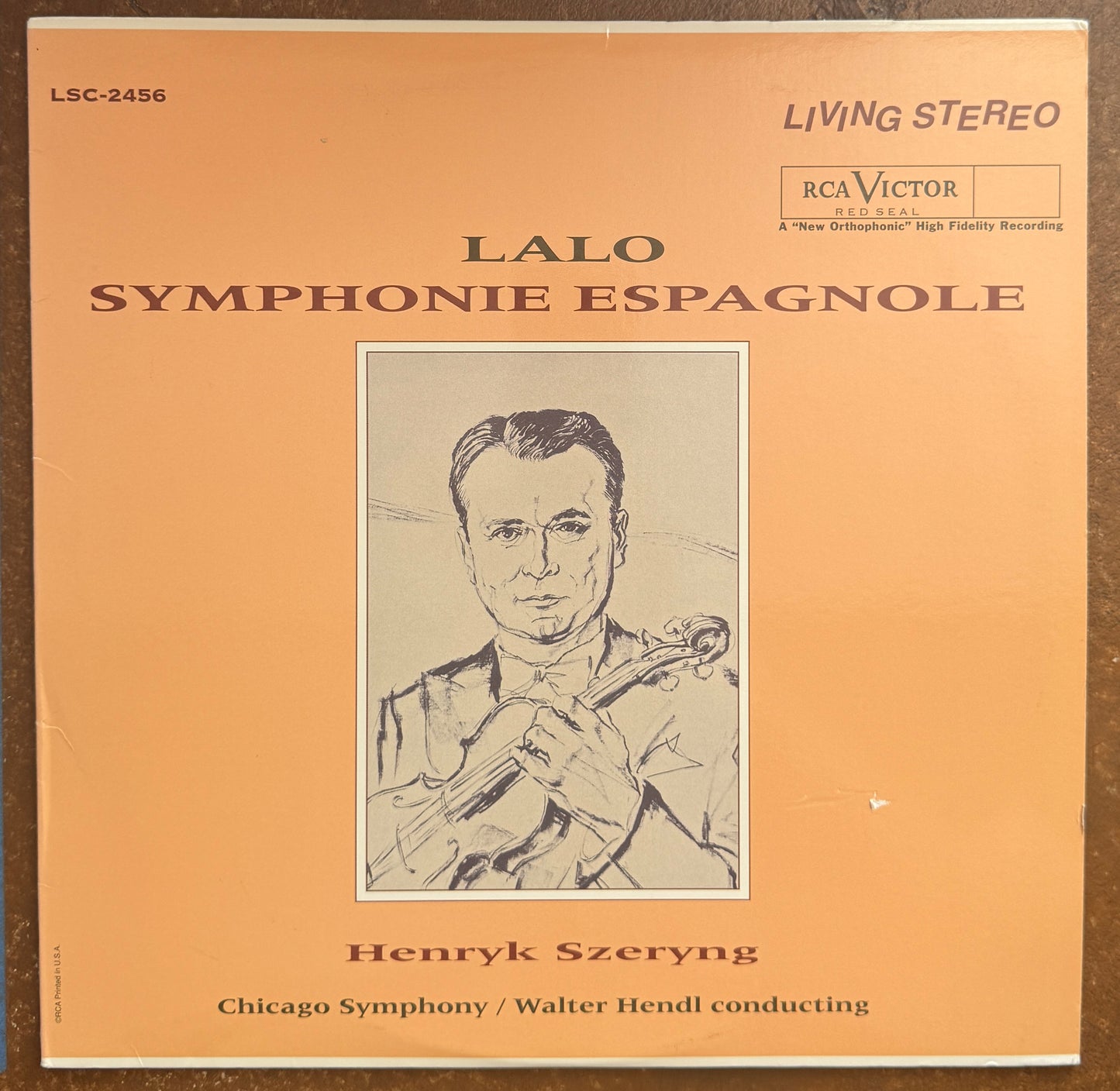 Lalo, Henryk Szeryng, Chicago Symphony Orchestra, Walter Hendl – Symphonie Espagnole