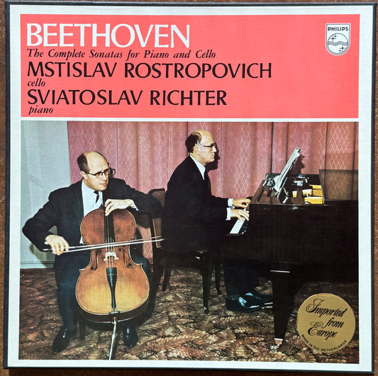 Beethoven - Mstislav Rostropowitsch, Svjatoslav Richter – Sämtliche Sonaten Für Klavier Und Violoncello