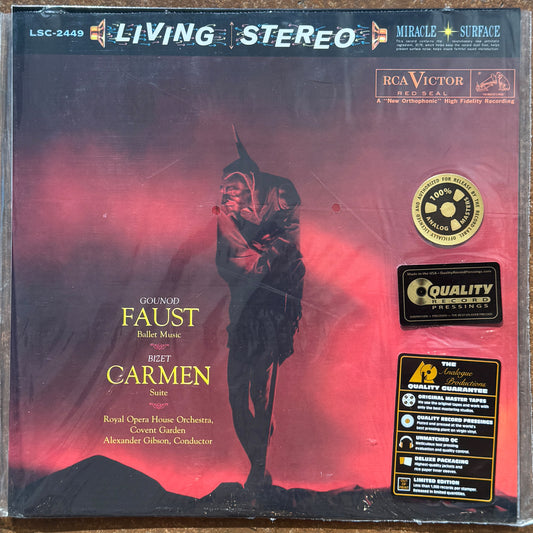 Gounod / Bizet - Royal Opera House Orchestra, Covent Garden, Alexander Gibson ‎– "Faust" Ballet Music / "Carmen" Suite