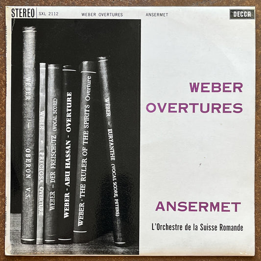 Weber, Ansermet, L'Orchestre De La Suisse Romande – Overtures