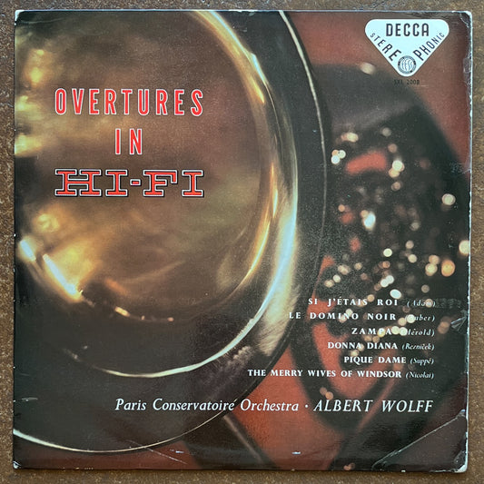 Albert Wolff ∙ Paris Conservatoire Orchestra* – Overtures In Hi-Fi