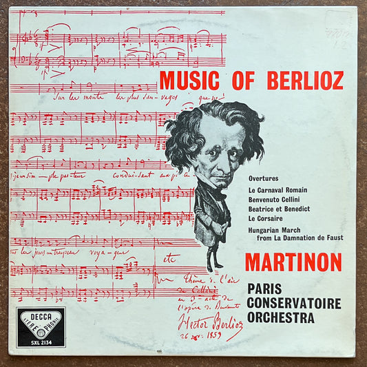 Berlioz, Martinon, Paris Conservatoire Orchestra* – Music Of Berlioz