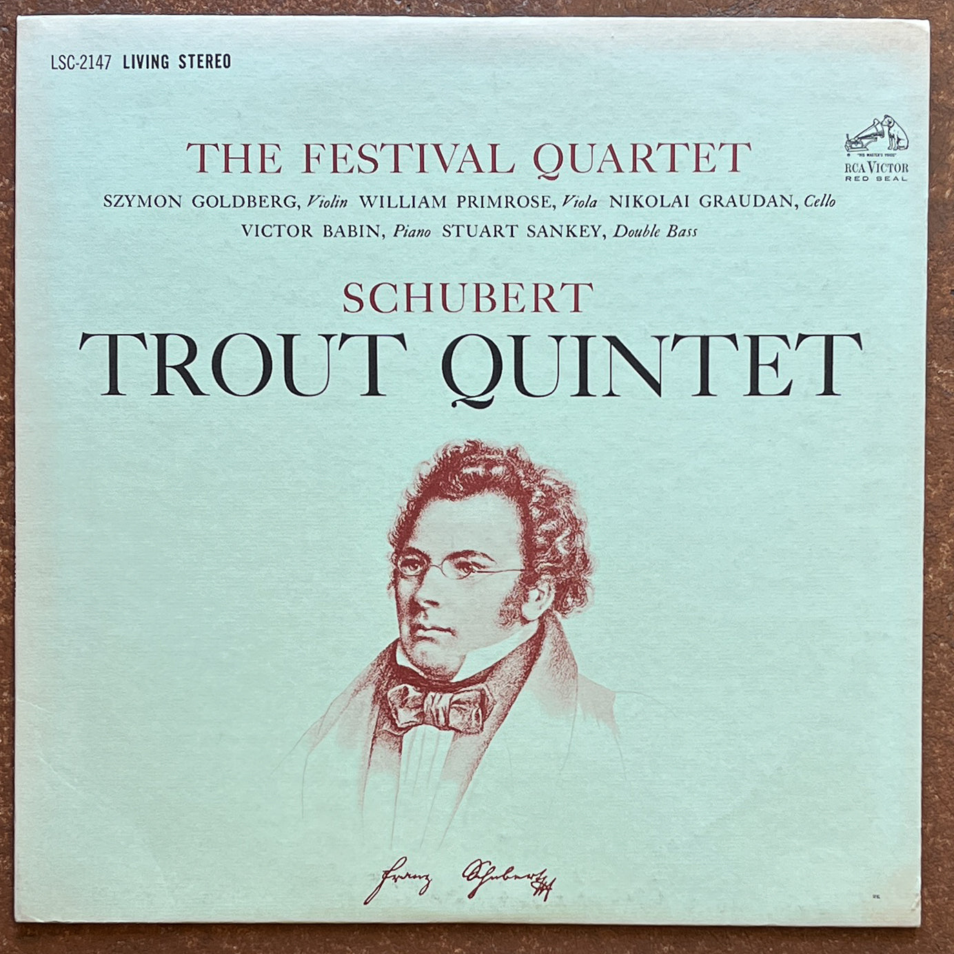 Schubert, The Festival Quartet & Stuart Sankey – Trout Quintet