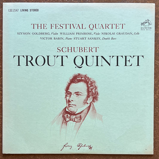 Schubert, The Festival Quartet & Stuart Sankey – Trout Quintet