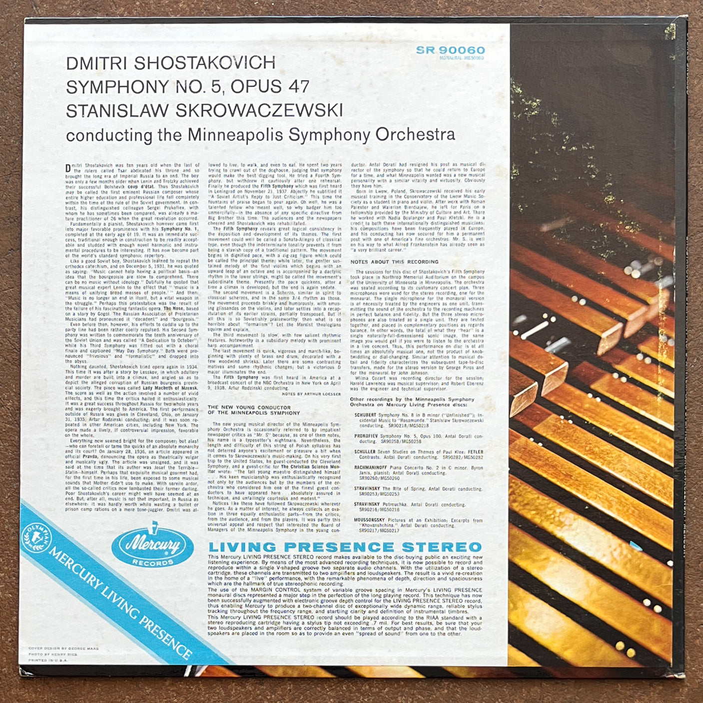 Shostakovich, Stanislaw Skrowaczewski, Minneapolis Symphony – Symphony No. 5