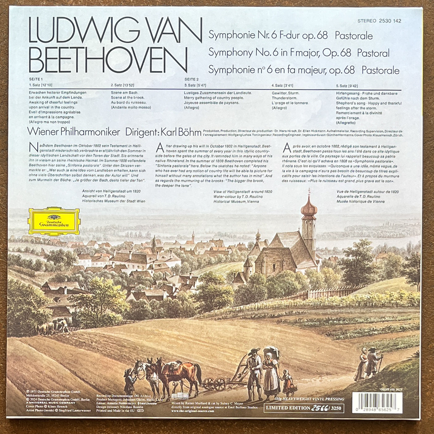 Ludwig Van Beethoven, Wiener Philharmoniker, Karl Böhm – Symphonie No. 6 "Pastorale"