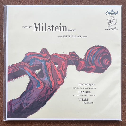 Nathan Milstein, Arthur Balsam, Prokofiev, Handel, Vitali – Compositions For The Violin
