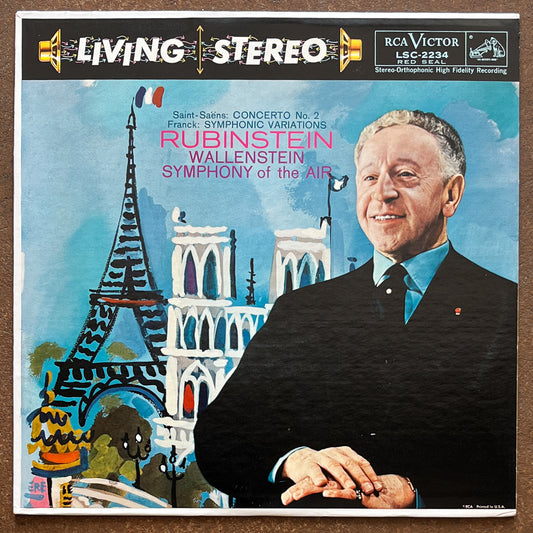 Saint-Saëns / Franck - Rubinstein, Wallenstein, Symphony Of The Air – Concerto No. 2 / Symphonic Variations