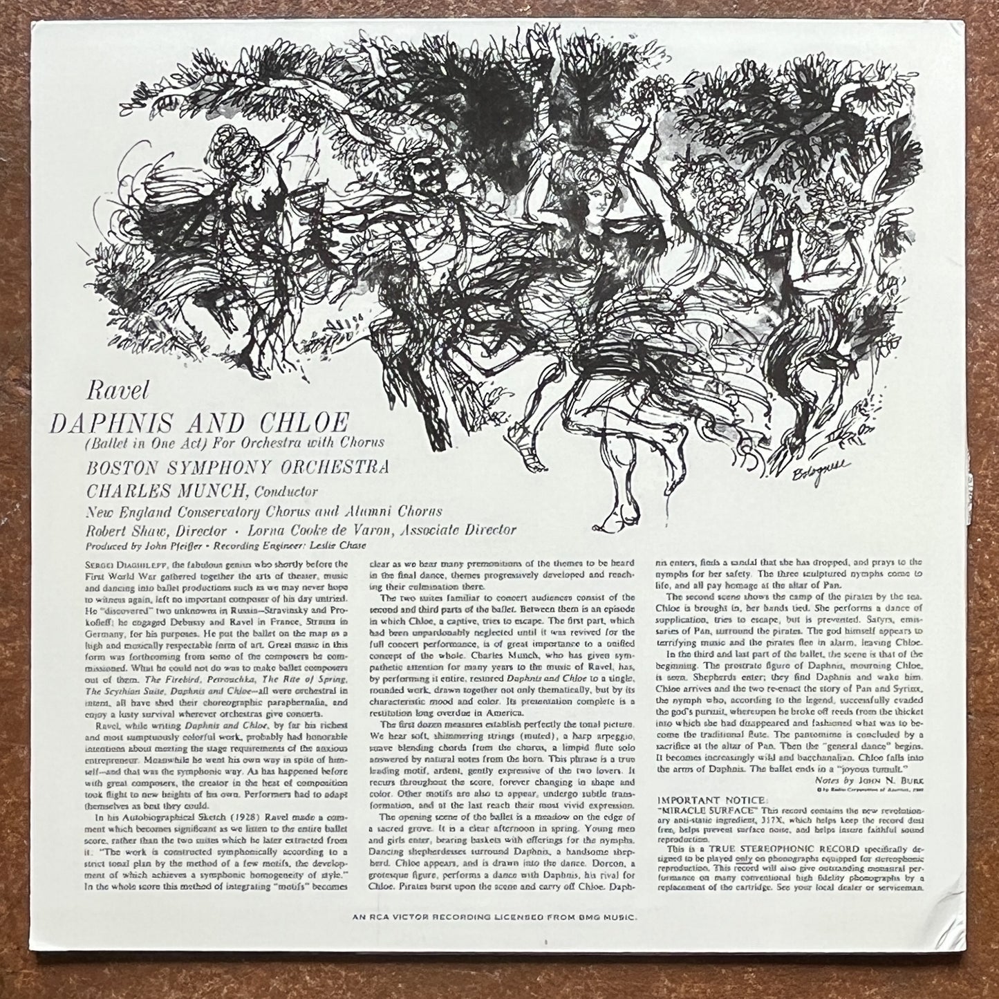 Ravel / Munch, Boston Symphony – Daphnis & Chloe