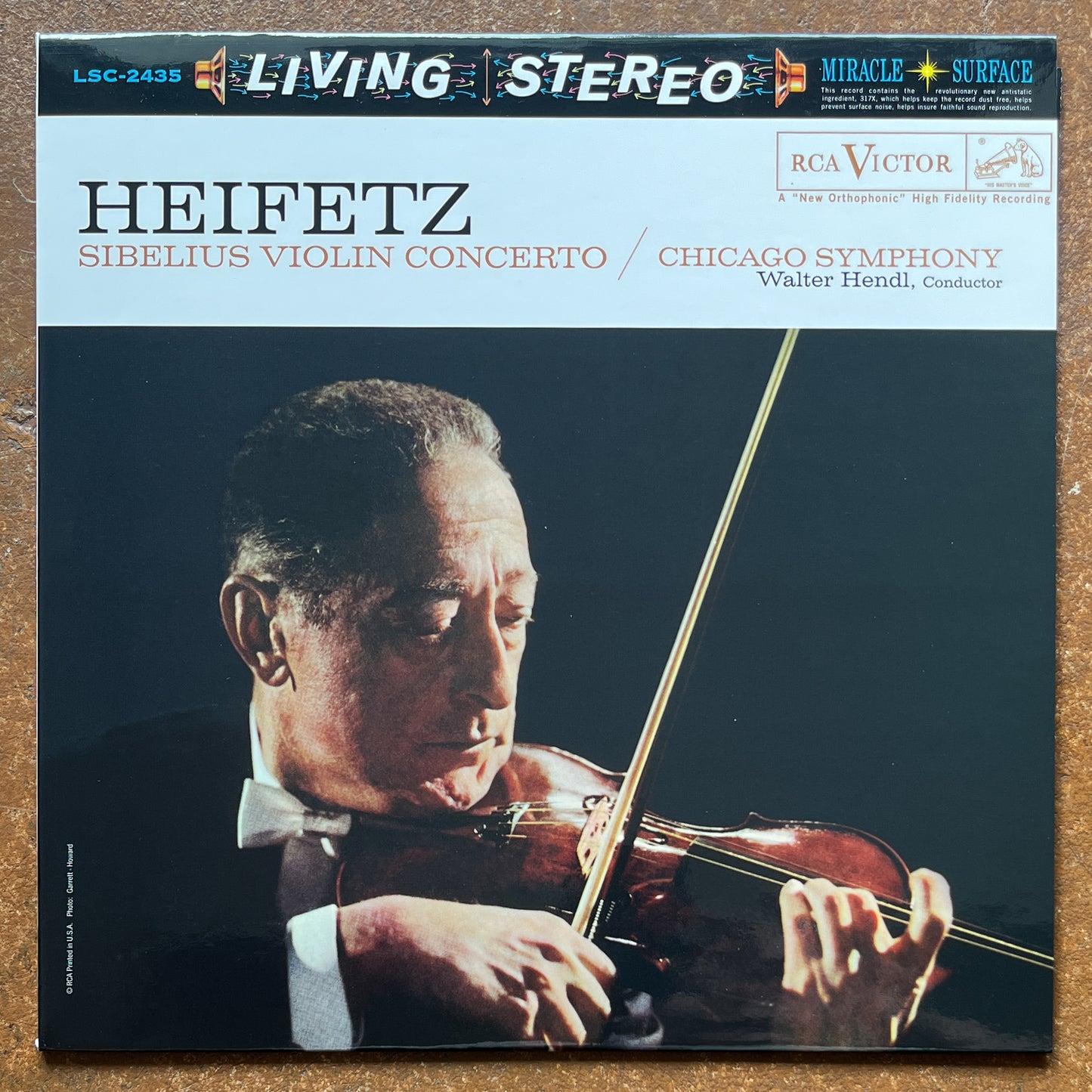 Sibelius / Heifetz, Walter Hendl, Chicago Symphony – Violin Concerto In D Minor, Op. 47