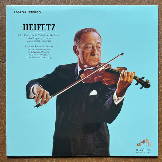 Heifetz / Rózsa / Benjamin – Concerto For Violin and Orchestra / Romantic Fantasy