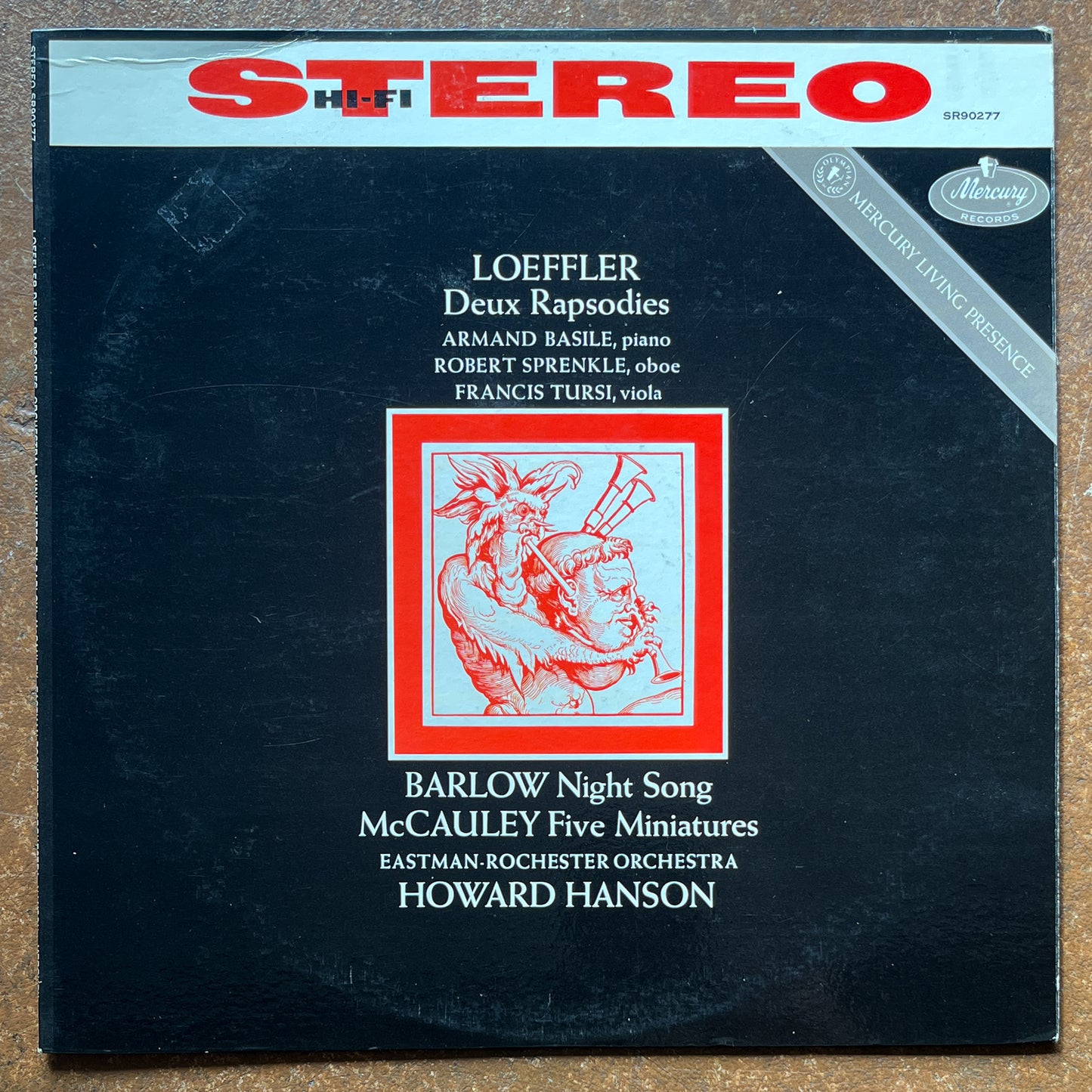 Loeffler, Armand Basile, Robert Sprenkle, Francis Tursi / Barlow / McCauley, Eastman-Rochester Orchestra, Howard Hanson – Deux Rapsodies / Night Song / Five Miniatures