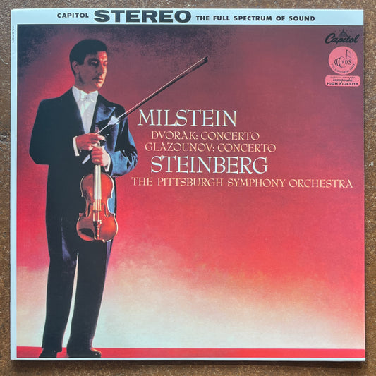 Antonín Dvořák - Alexander Glazunov - Nathan Milstein - William Steinberg, The Pittsburgh Symphony Orchestra – Violin Concertos