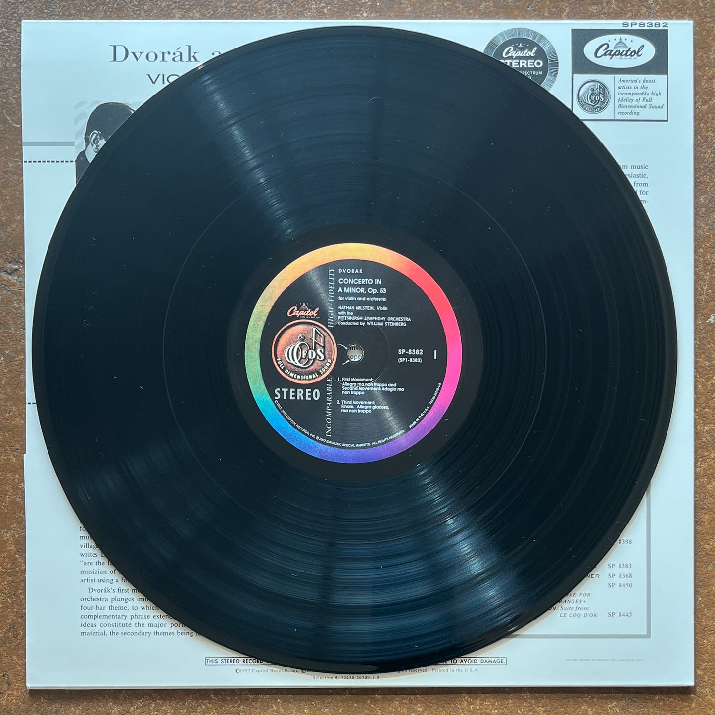 Antonín Dvořák - Alexander Glazunov - Nathan Milstein - William Steinberg, The Pittsburgh Symphony Orchestra – Violin Concertos