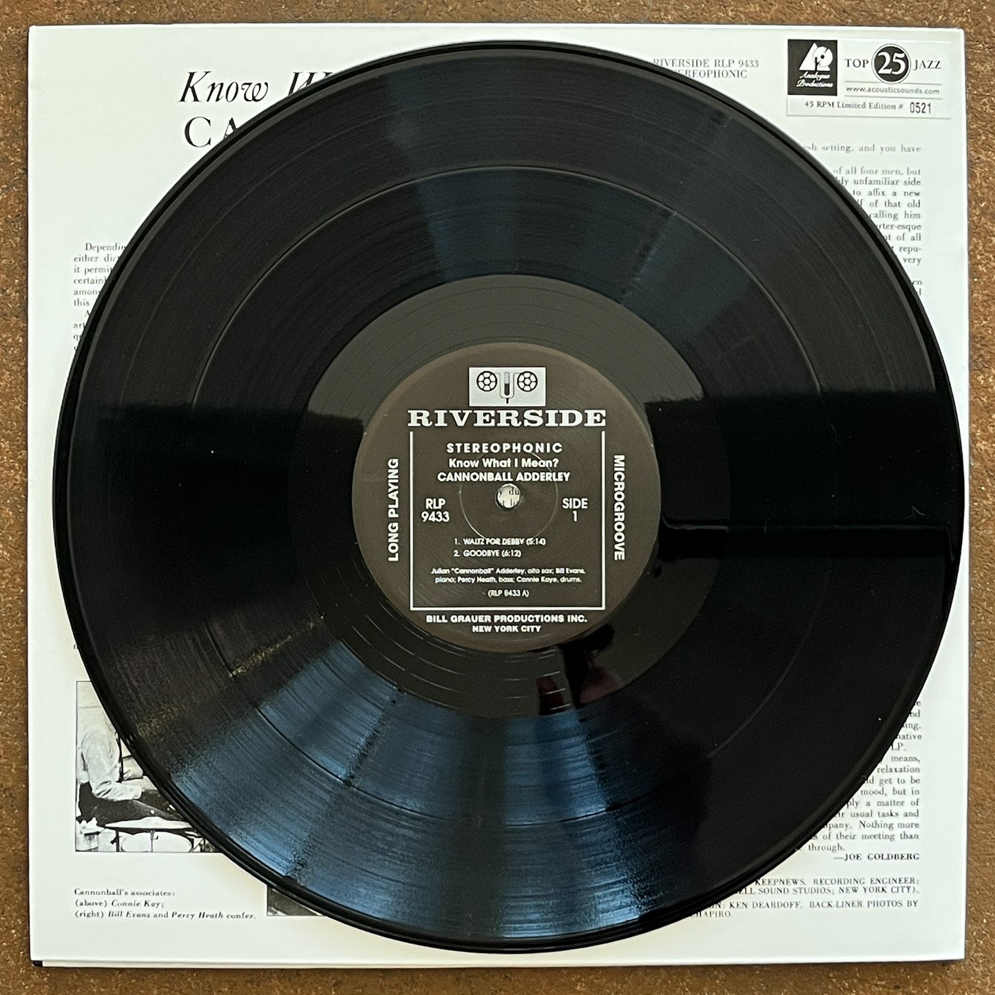 Cannonball Adderley With Bill Evans – Know What I Mean?