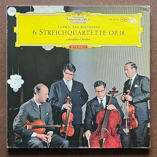 Ludwig van Beethoven, Amadeus-Quartett – 6 Streichquartette Op. 18