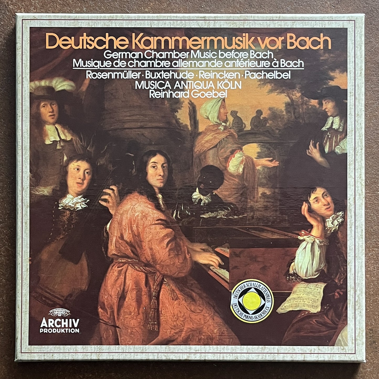 Rosenmüller, Buxtehude, Reincken, Pachelbel, Musica Antiqua Köln, Reinhard Goebel – Deutsche Kammermusik Vor Bach