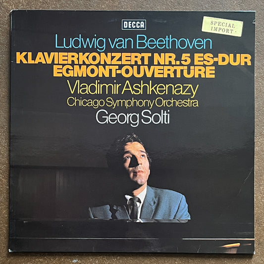 Ludwig Van Beethoven - Vladimir Ashkenazy, Chicago Symphony Orchestra, Georg Solti – Klavierkonzert Nr.5 Es-Dur • Egmont-Overtüre