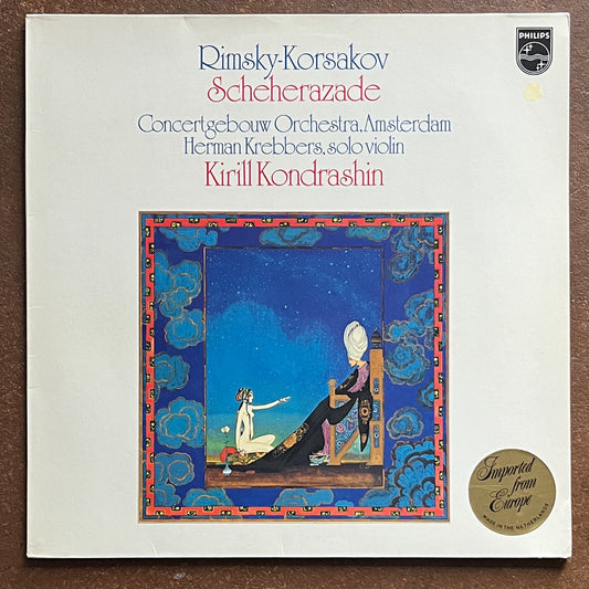 Rimsky-Korsakov, Concertgebouw Orchestra, Amsterdam, Herman Krebbers, Kirill Kondrashin* – Scheherazade
