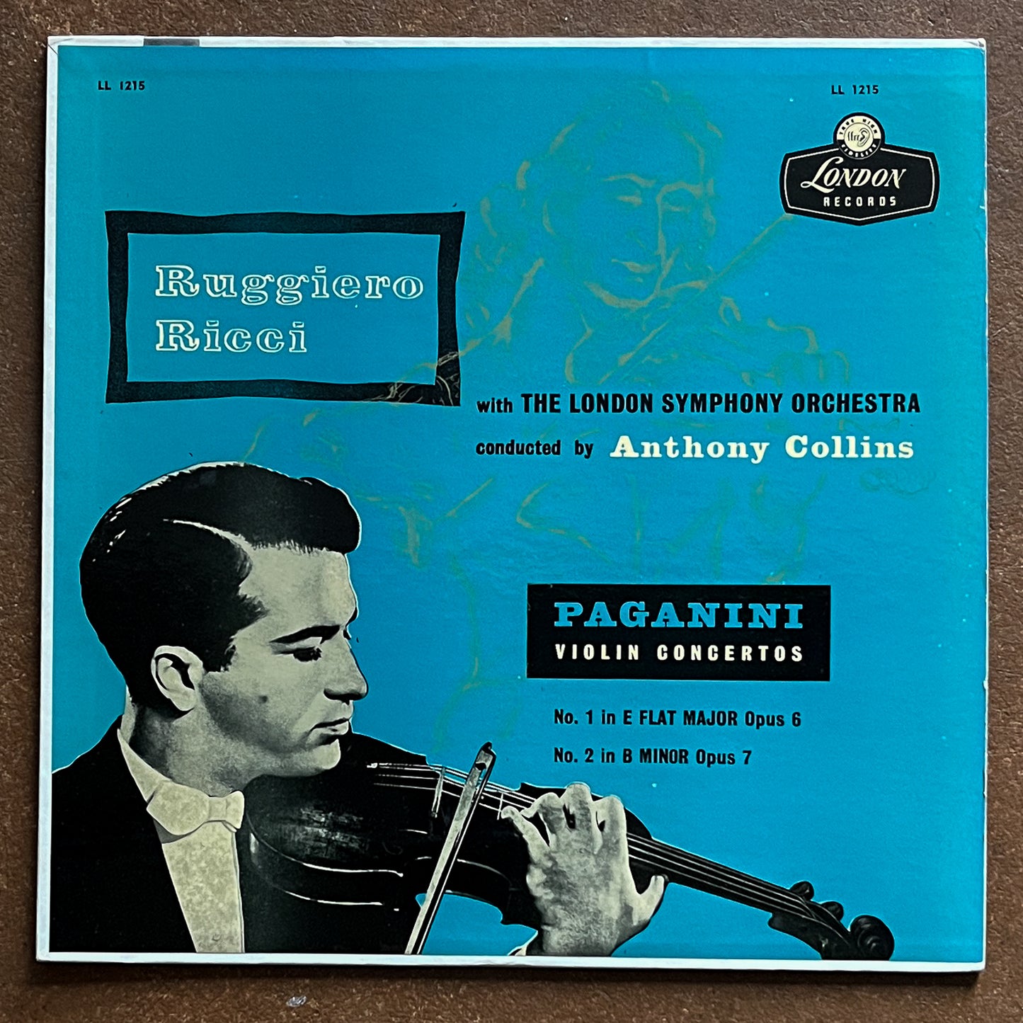 Ruggiero Ricci With The London Symphony Orchestra Conducted By Anthony Collins, Paganini – Violin Concertos