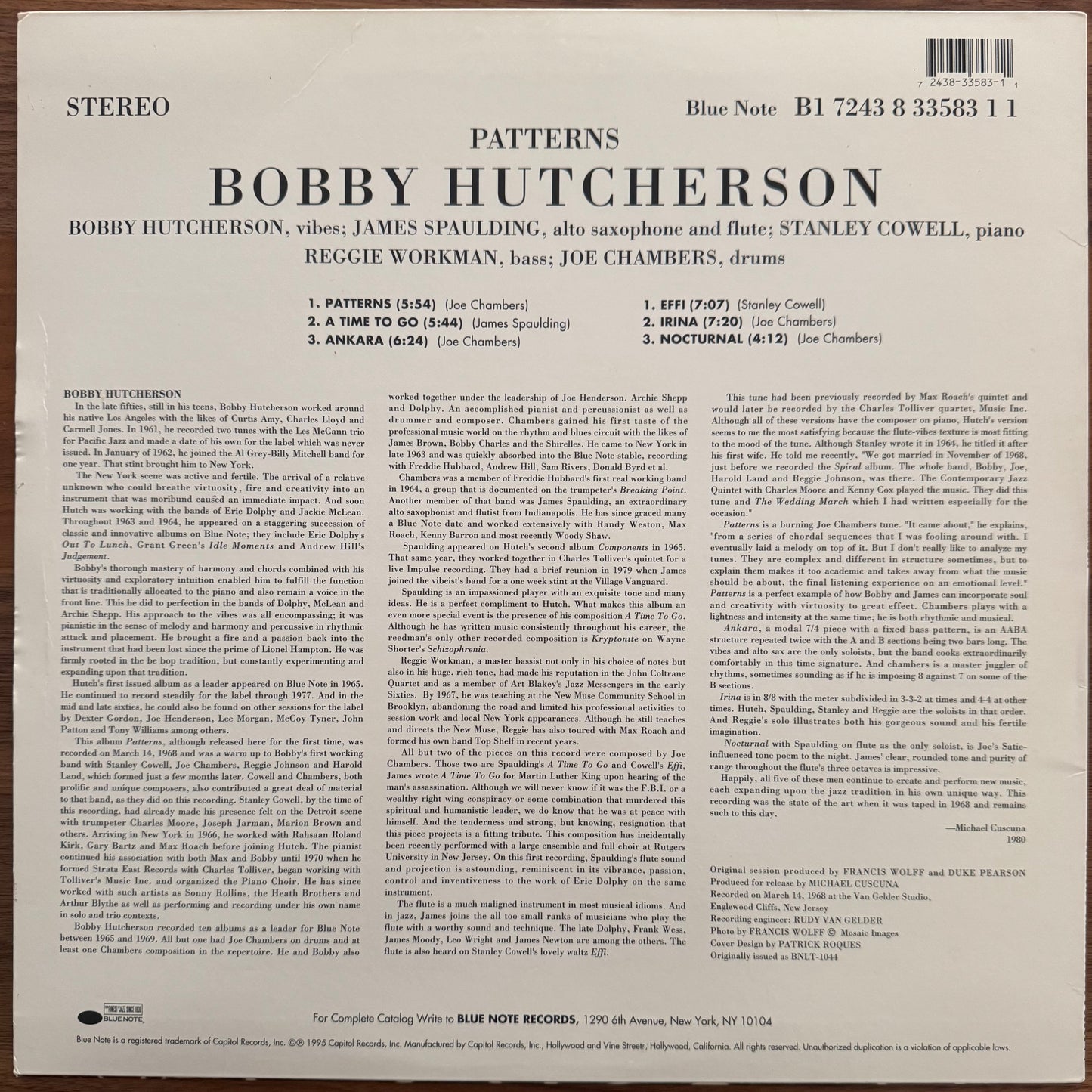Bobby Hutcherson- Patterns