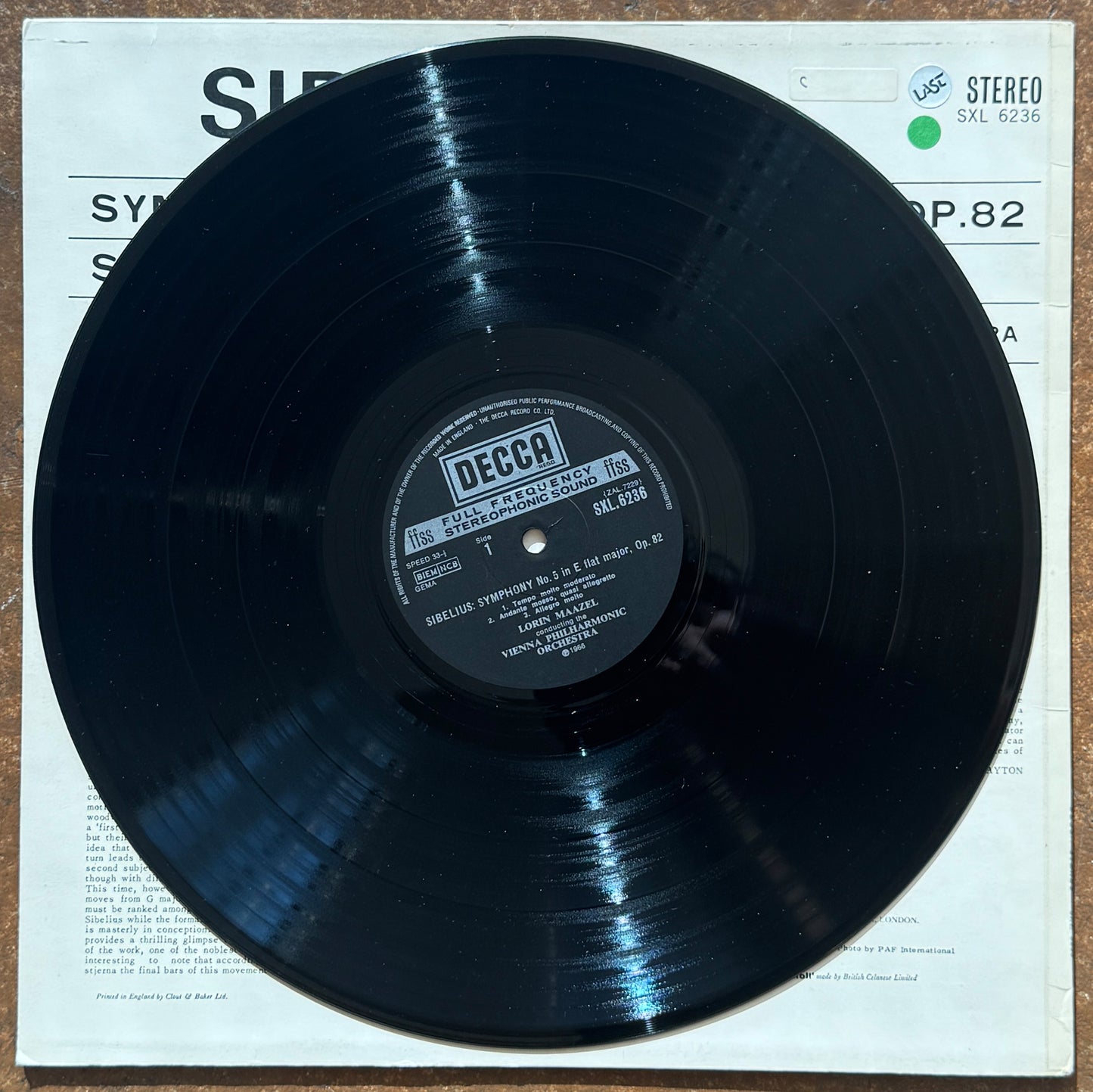 Sibelius, Maazel, Vienna Philharmonic Orchestra – Symphony №5 / Symphony №7