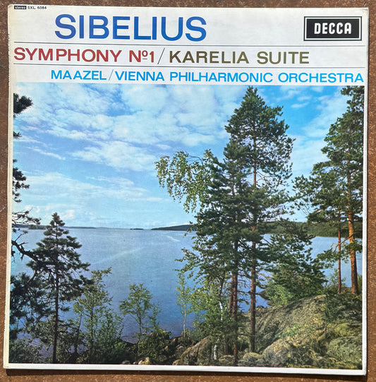 Sibelius - Maazel / Vienna Philharmonic Orchestra – Symphony No. 1 / Karelia Suite