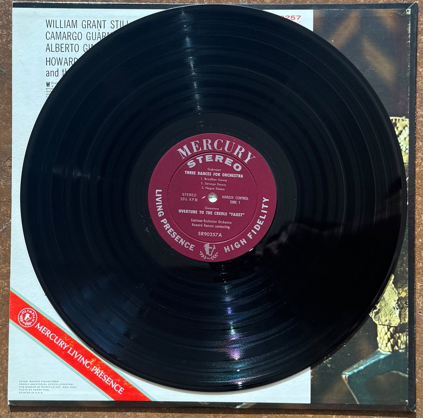 Still / Ginastera / Guàrnieri, Howard Hanson, Eastman-Rochester Orchestra – Sahdji Ballet / Creole Faust / Three Dances