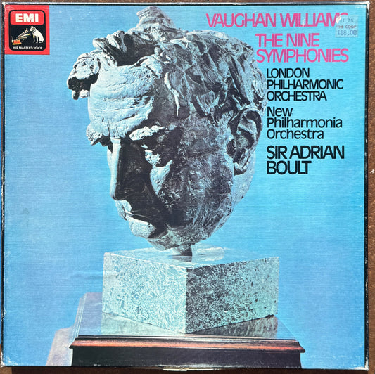 Vaughan Williams, Sir Adrian Boult, London Philharmonic Orchestra, New Philharmonia Orchestra ‎– The Nine Symphonies
