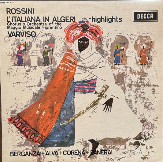 Rossini, Chorus* & Orchestra Of The Maggio Musicale Fiorentino, Varviso, Berganza + Alva + Corena + Panerai – L'Italiana In Algeri